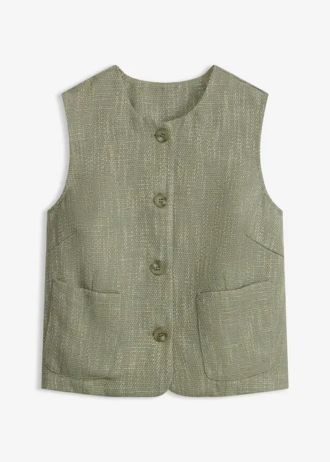 Vest med rund hals, bonprix