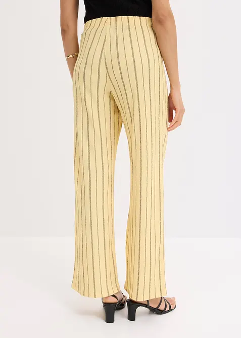 Slip on-bukse av strukturert jersey, bonprix
