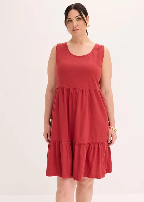 Jerseykjole i 100% bomull, bonprix