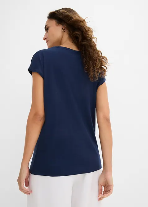 Topp i boxy-modell, kortermet, bonprix