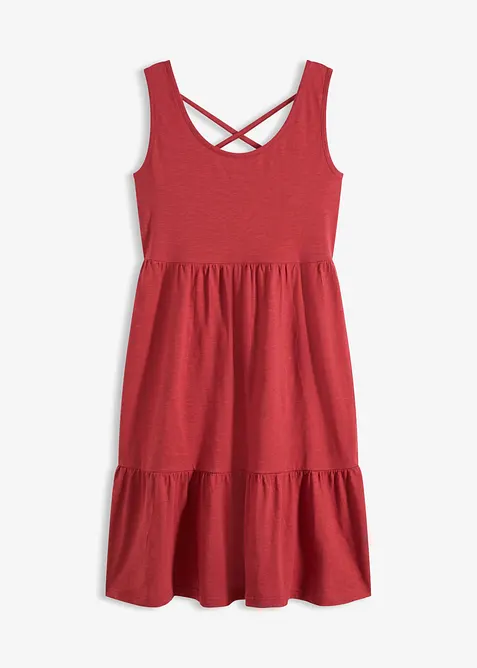 Jerseykjole i 100% bomull, bonprix