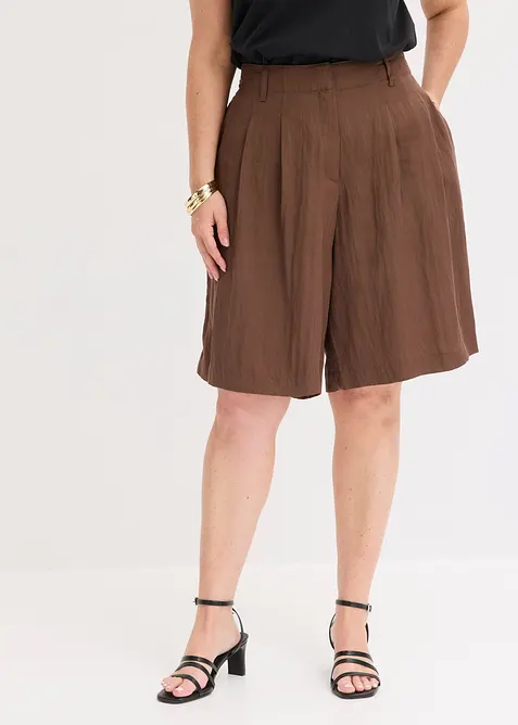 Bermudashorts i myk viskosemiks, bonprix