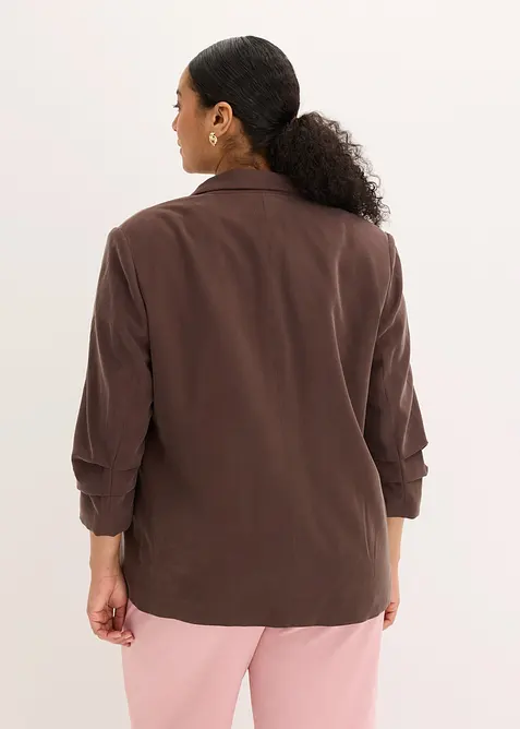 Blazer i viskose og ledig modell med 3/4-lange ermer, bonprix