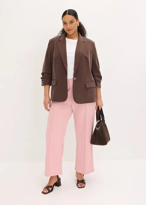 Blazer i viskose og ledig modell med 3/4-lange ermer, bonprix