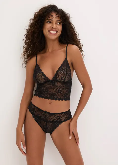 Bustier og stringtruse ouvert (2-delt sett), bonprix