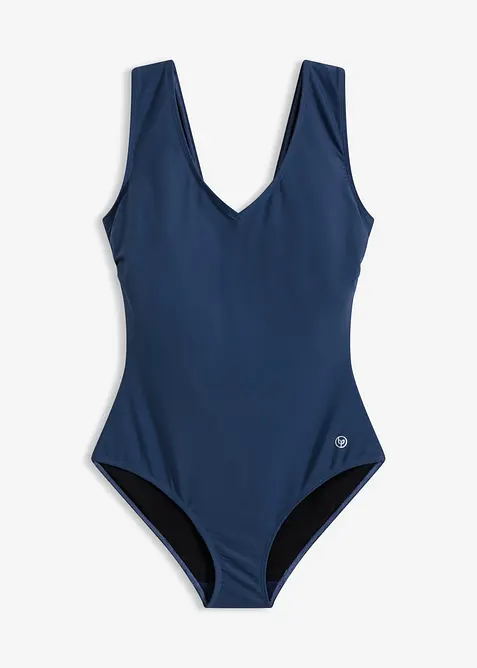 Medium shape badedrakt med V-hals, bonprix