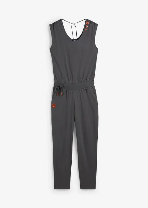 Trikot-jumpsuit av bomullsmiks, bonprix