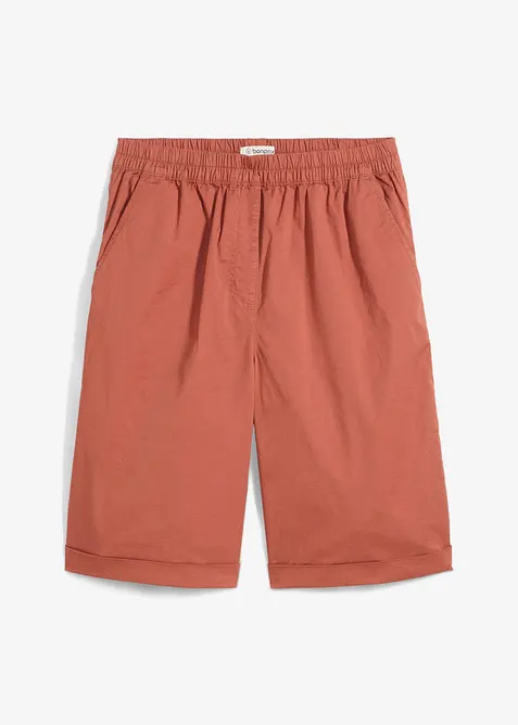 Bermudashorts i papertouch-materiale med bomull, bonprix
