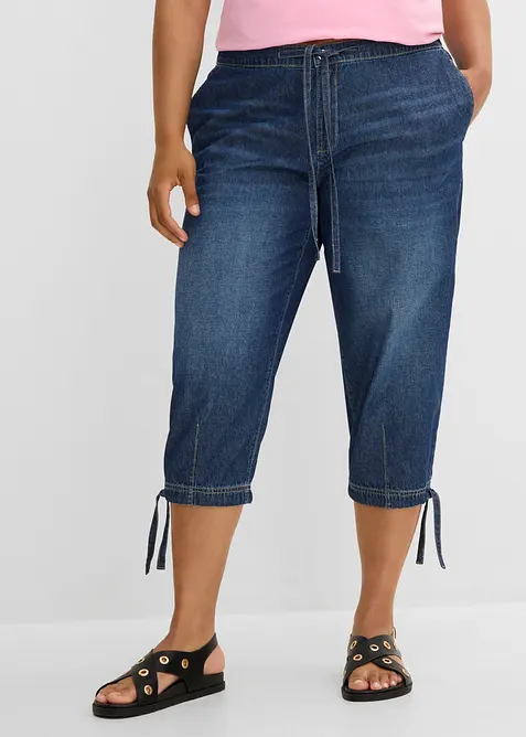 Barrel-jeans Mid Waist, cropped, bonprix