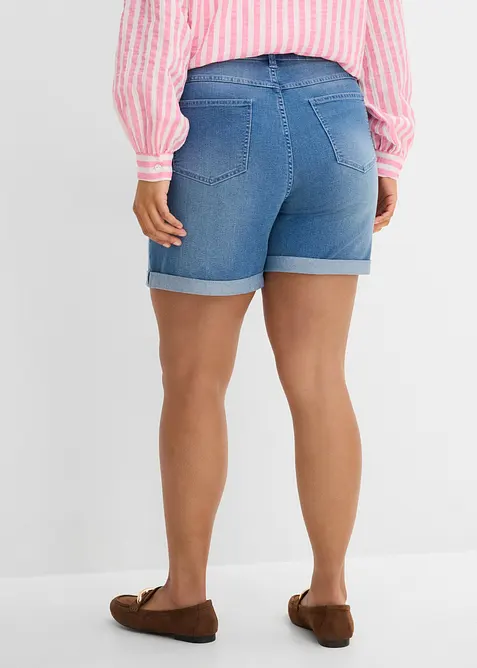 Jeansshorts Mid Waist, bonprix
