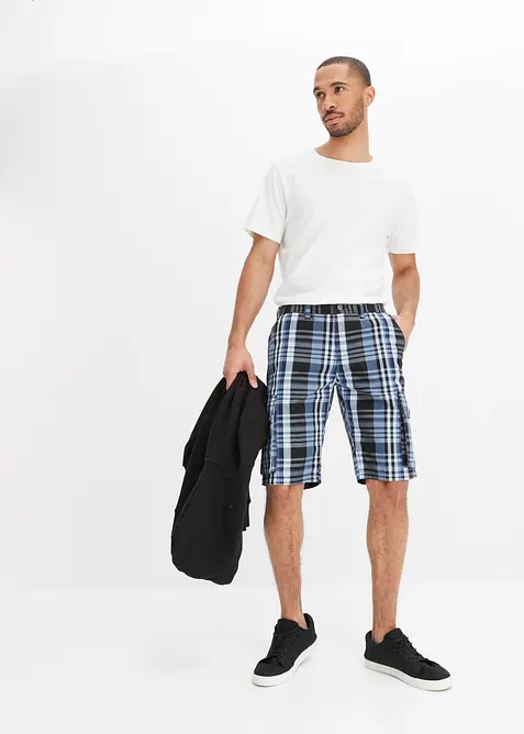 Cargo-bermudashorts med elastisk linning, Regular fit, bonprix
