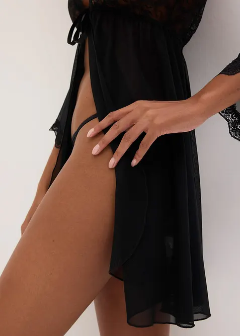 Kimono og stringtruse (2-delt sett), bonprix