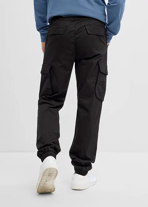 Regular Fit slip on-cargobukse, Straight, bonprix