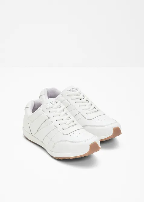 Sneakers i skinn, bonprix