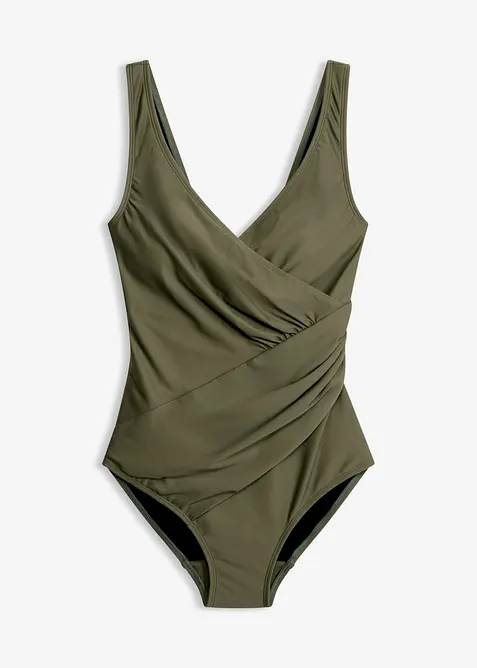 Medium shape badedrakt i omslagsstil, bonprix