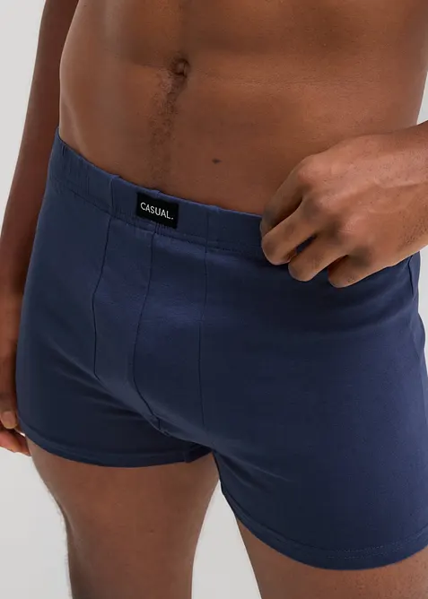Ledig boxershorts i bomullsjersey (3-pack), bonprix