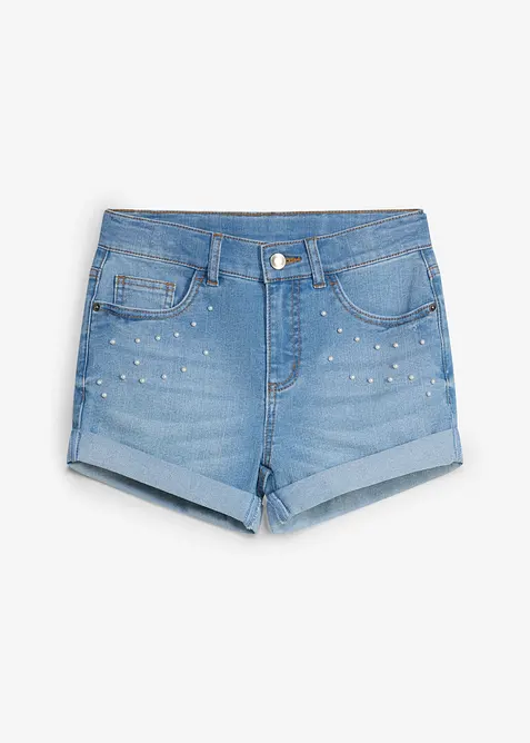 Denimshorts Mid Waist, bonprix