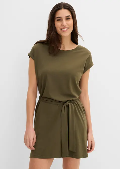 Jerseykjole i 100% bomull, bonprix