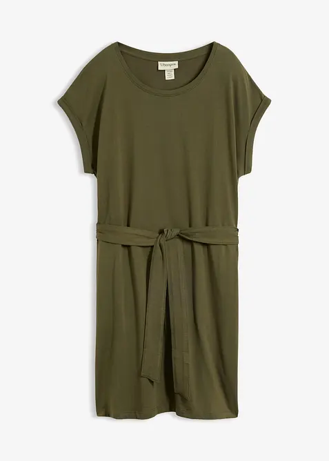 Jerseykjole i 100% bomull, bonprix
