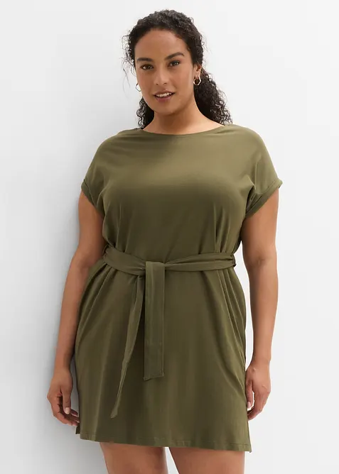 Jerseykjole i 100% bomull, bonprix