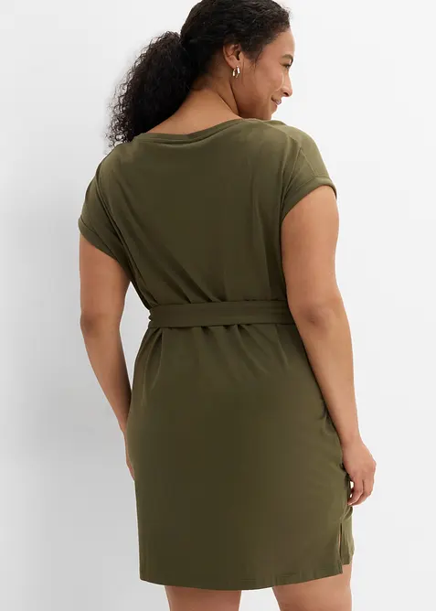 Jerseykjole i 100% bomull, bonprix