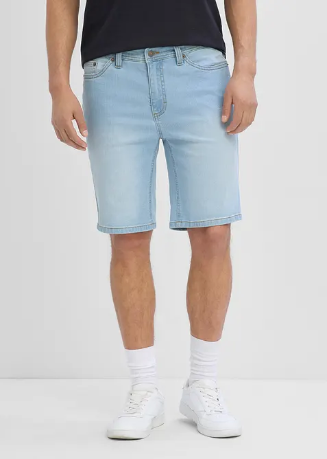 Bermudashorts i denim med stretch, Regular Fit (2-pack), bonprix