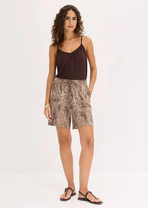 Jerseyshorts i myk viskosemiks, bonprix