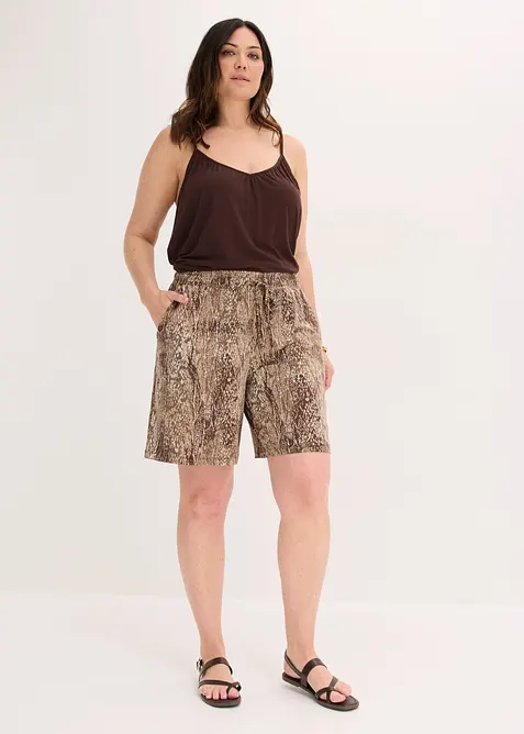 Jerseyshorts i myk viskosemiks, bonprix