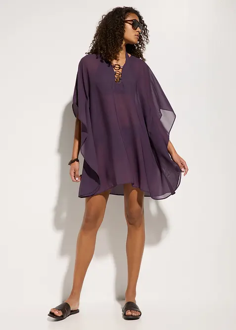 Strandtunika i lett chiffon, bonprix