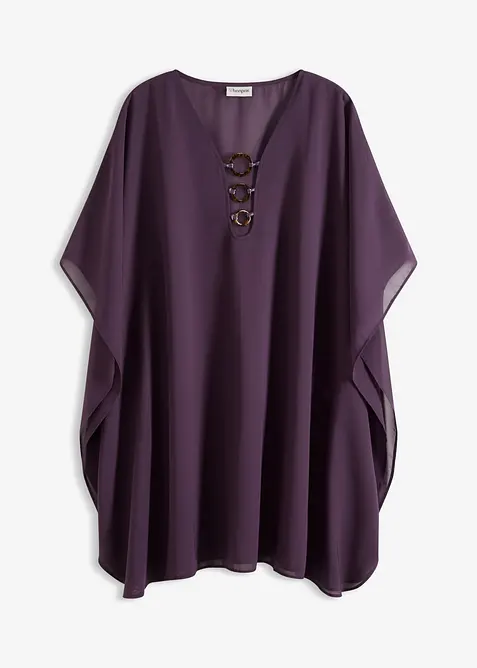 Strandtunika i lett chiffon, bonprix