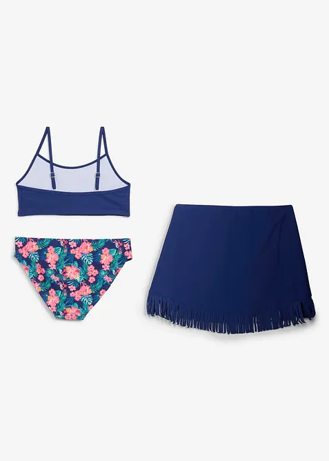 Bikini og skj&oslash;rt (3-delt sett), bonprix