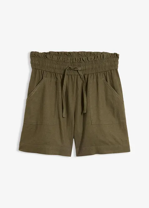 Shorts med lin, bonprix