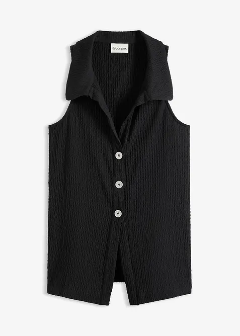 Topp av strukturert krepp, bonprix