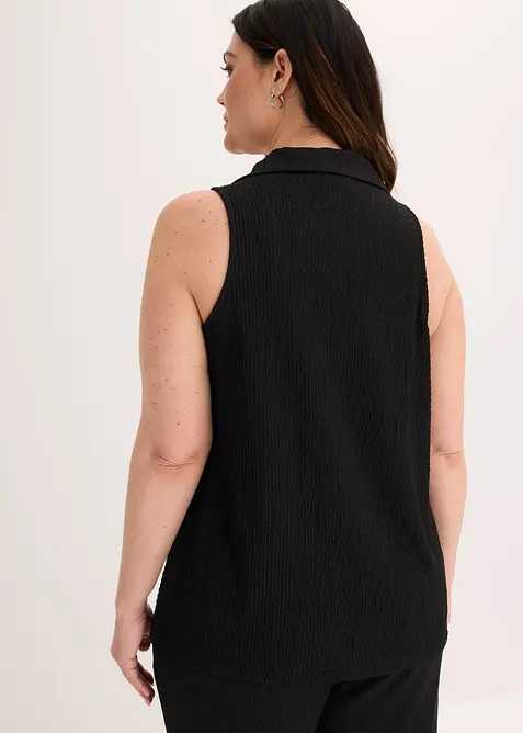 Topp av strukturert krepp, bonprix