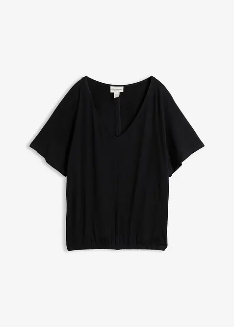 Oversized topp i myk viskosemiks, bonprix