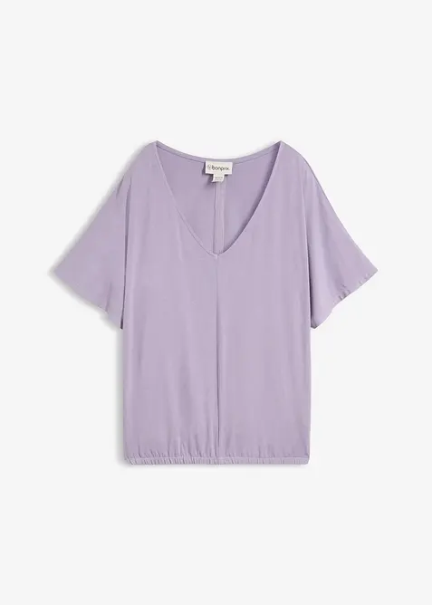 Oversized topp i myk viskosemiks, bonprix