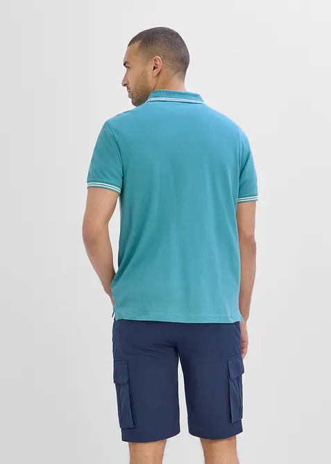Pik&eacute;-poloskjorte i 100% bomull, bonprix