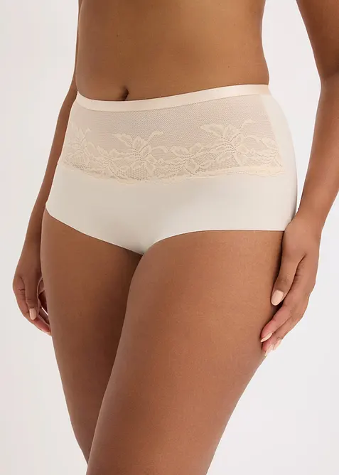 Light shape, lasersk&aring;ret truse med h&oslash;y midje (2-pack), bonprix