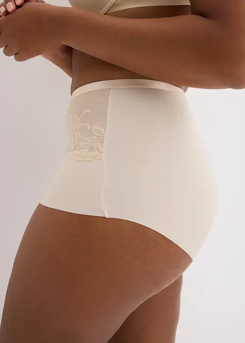 Light shape, lasersk&aring;ret truse med h&oslash;y midje (2-pack), bonprix