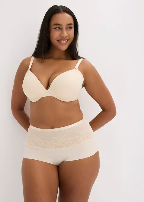 Light shape, lasersk&aring;ret truse med h&oslash;y midje (2-pack), bonprix