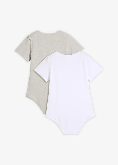 Body med myk bomull (2-pack), bonprix