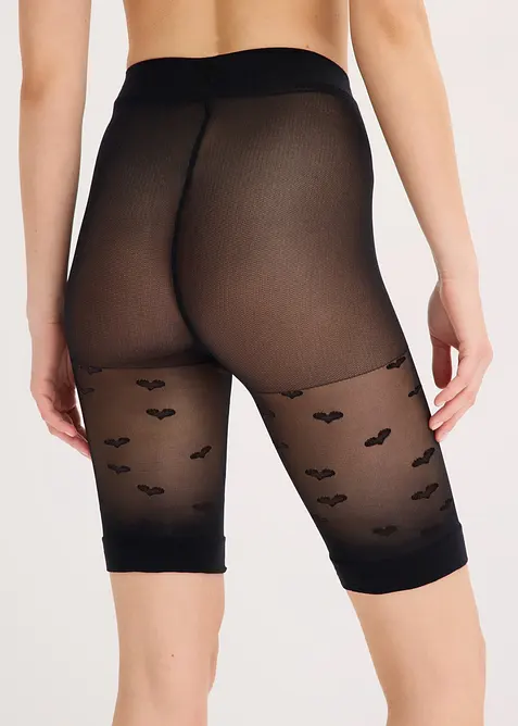 Anti-gniss-sykkelshorts med komfortlinning, 30 DEN, bonprix