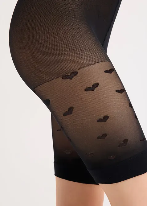 Anti-gniss-sykkelshorts med komfortlinning, 30 DEN, bonprix
