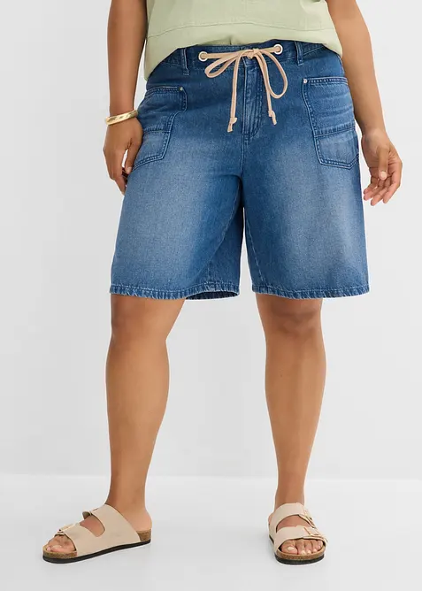 Jeans-bermudashorts Mid Waist, snor, bonprix