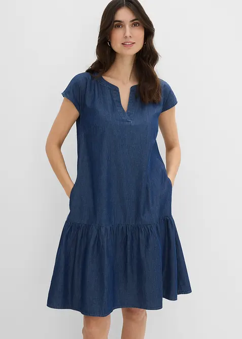 Tunikakjole i bomullsdenim, bonprix