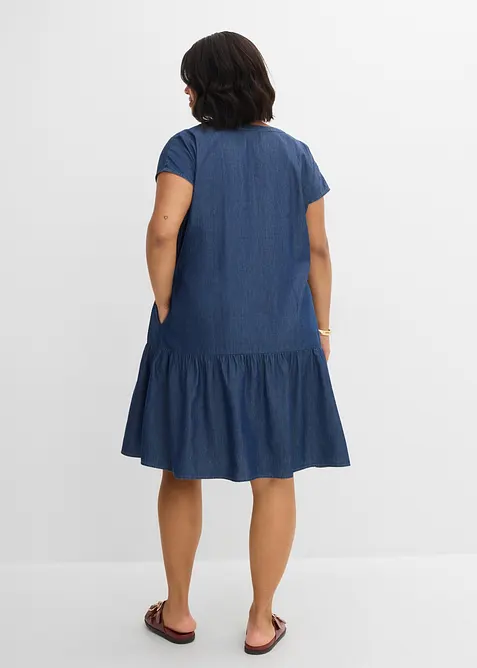 Tunikakjole i bomullsdenim, bonprix
