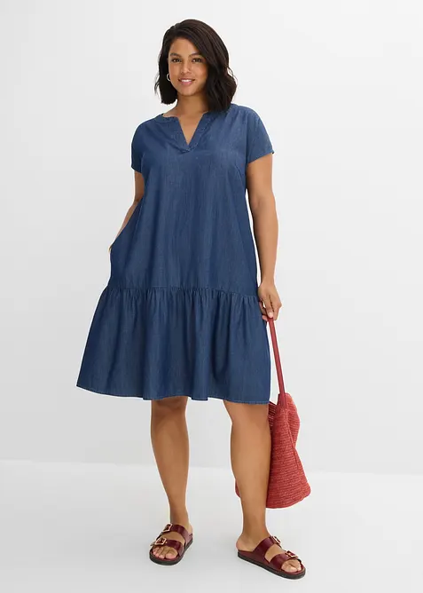 Tunikakjole i bomullsdenim, bonprix