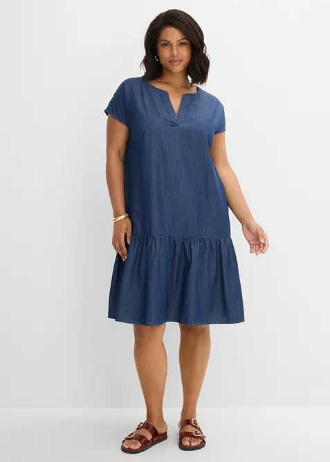 Tunikakjole i bomullsdenim, bonprix