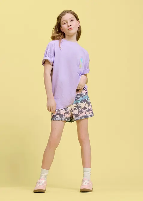 Oversized topp i 100% &oslash;kologisk bomull, bonprix