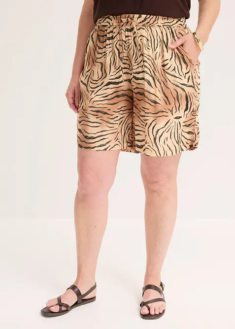 Bermudashorts i myk viskosemiks, bonprix